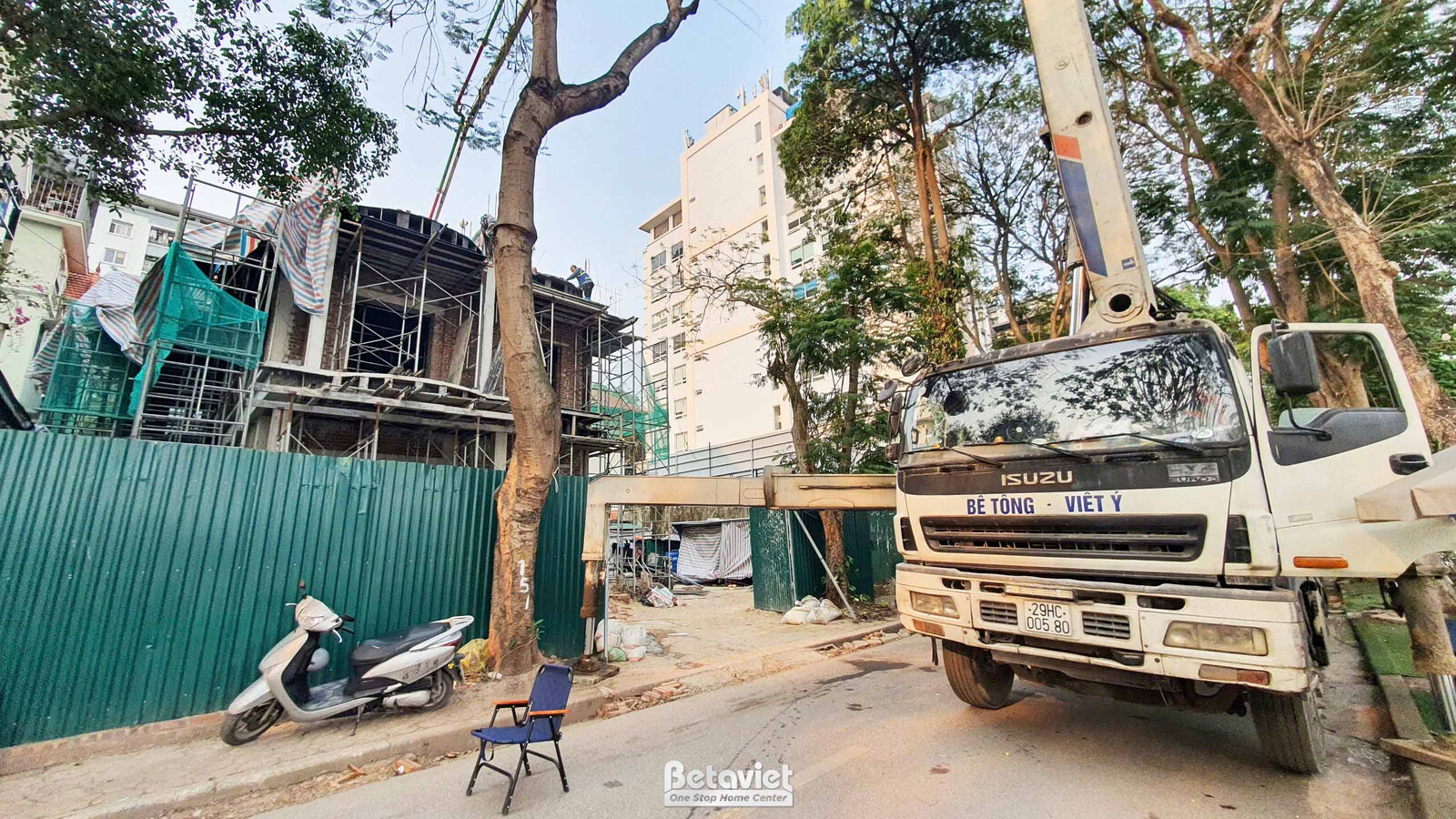 Thi công biệt thự 3 tầng tân cổ điển TC2009134, giai đoạn thi công phần thô – mặt ngoài công trình (13)