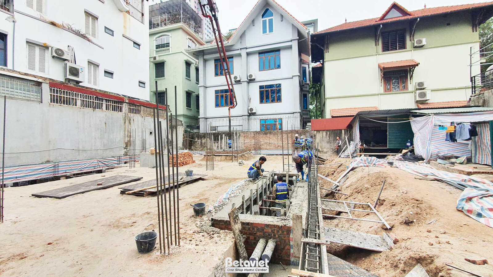Thi công biệt thự 3 tầng tân cổ điển TC2009134, giai đoạn thi công phần thô – kết cấu phần thô (22)