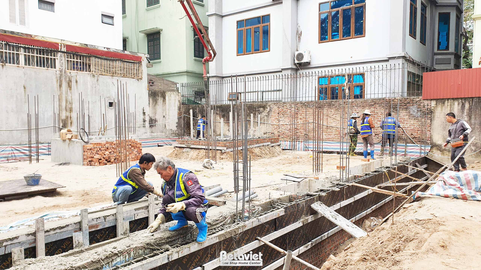 Thi công biệt thự 3 tầng tân cổ điển TC2009134, giai đoạn thi công phần thô – kết cấu phần thô (25)