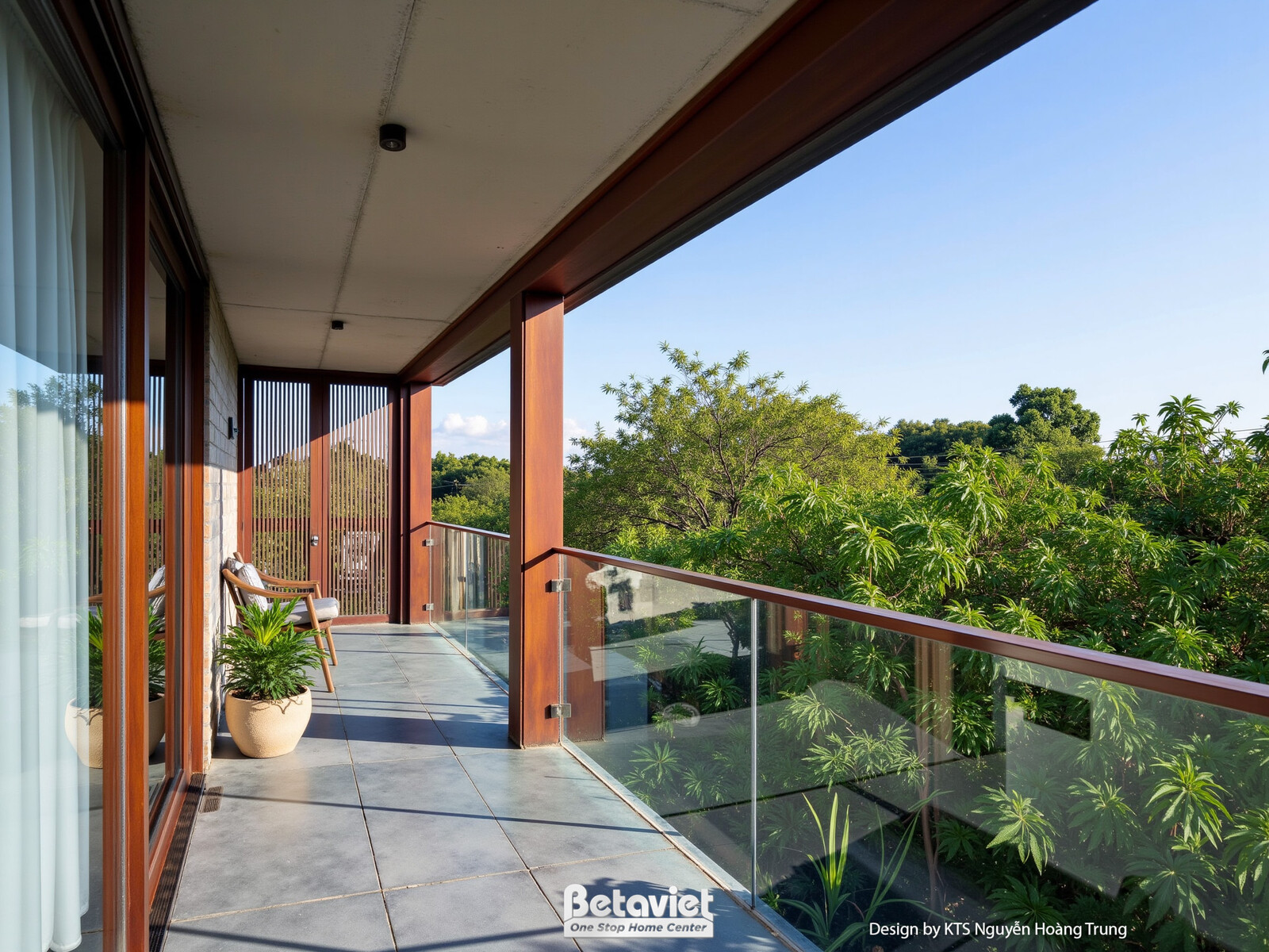 Biệt thự 2 tầng Tropical KT24751 – ban công