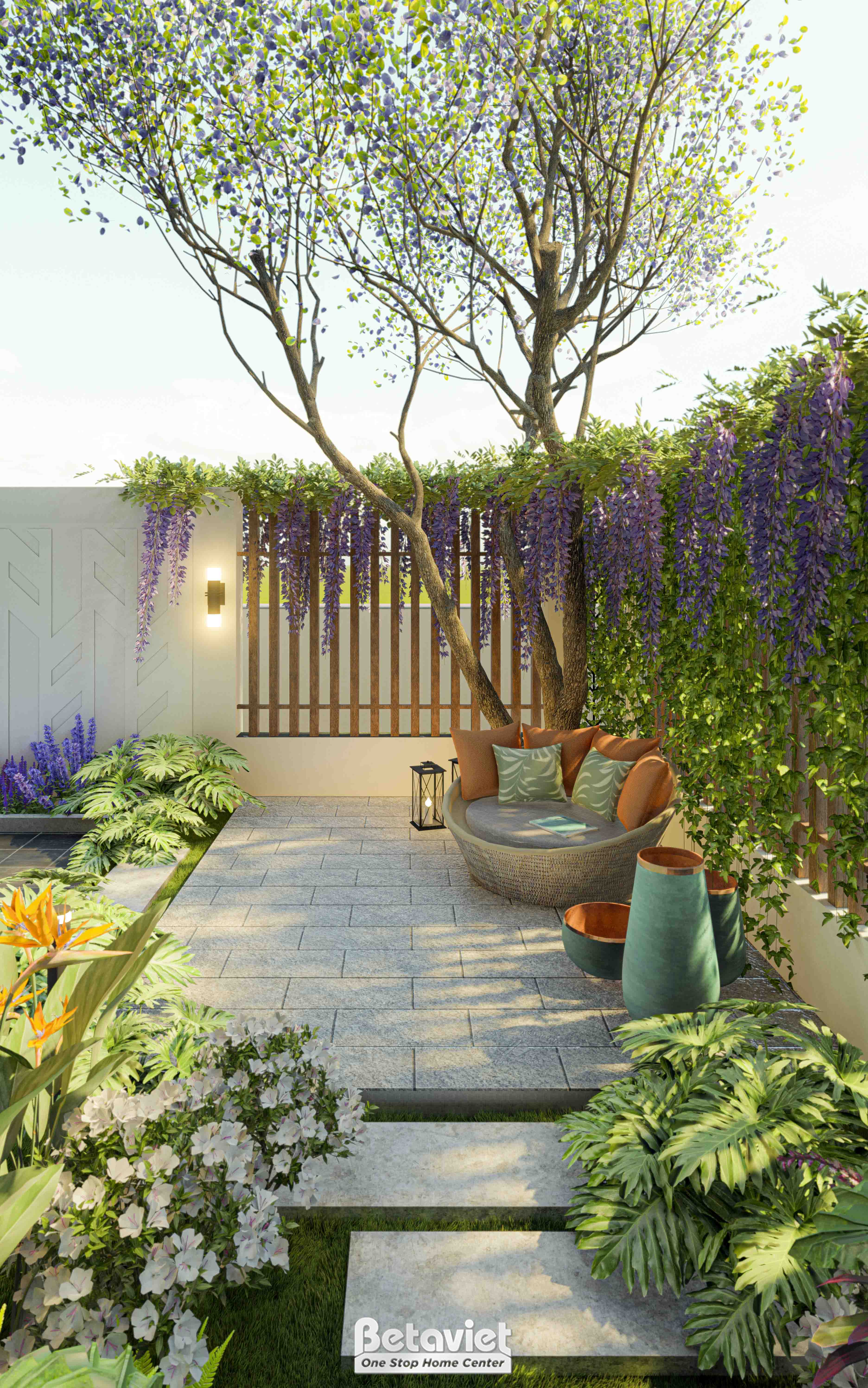 Thiết kế biệt thự vườn Tropical cho biệt thự tại Quảng Ninh SV24003