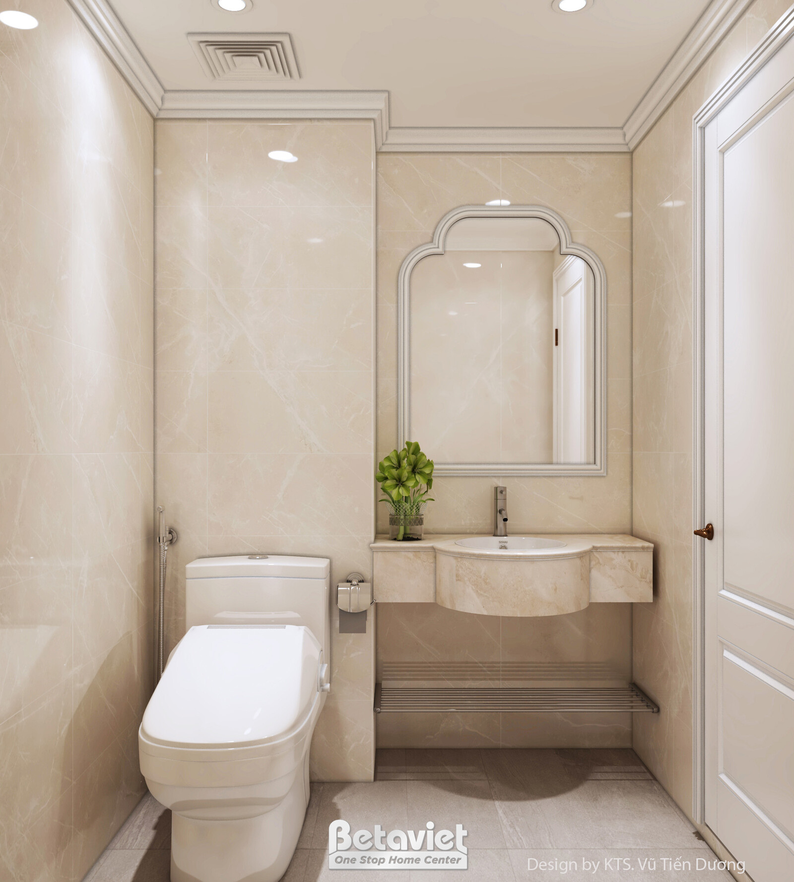 Nội thất phòng tắm biệt thự tân cổ điển NT2600078 – góc nhìn 5