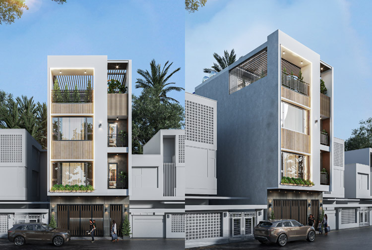 Biệt thự nhà phố 4 tầng hiện đại 420m2 tại Hải Dương - Betaviet KT5515096