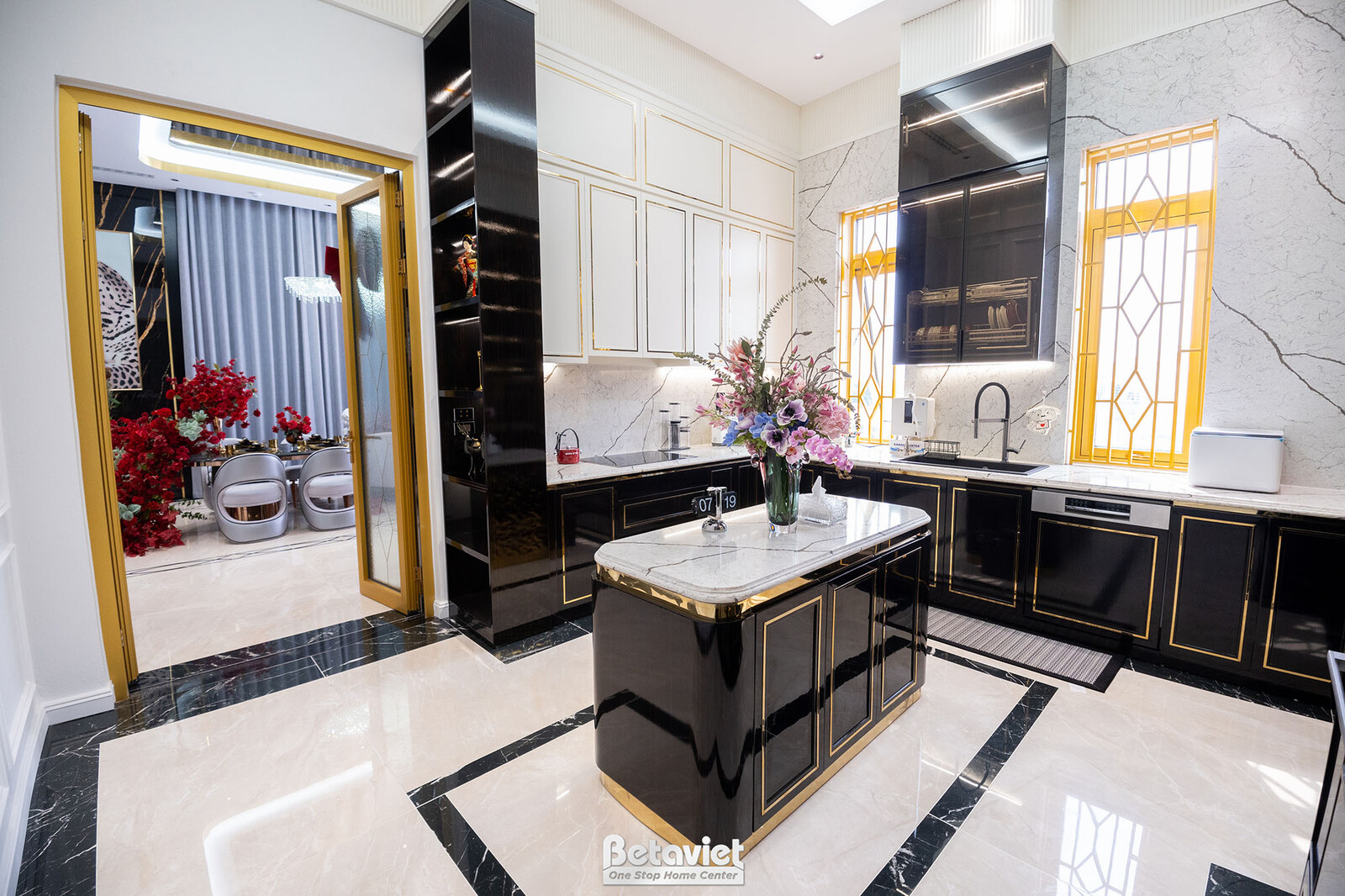 Thi công biệt thự HT21194, giai đoạn hoàn thành – phòng bếp và phòng ăn (2)