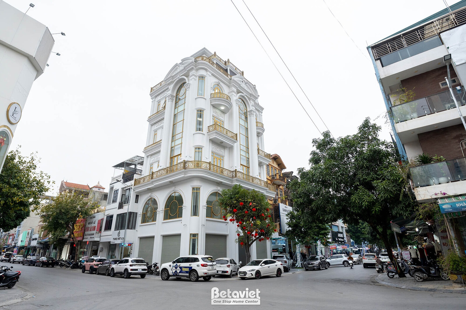 Thi công biệt thự HT21194, giai đoạn hoàn thành – mặt ngoài công trình