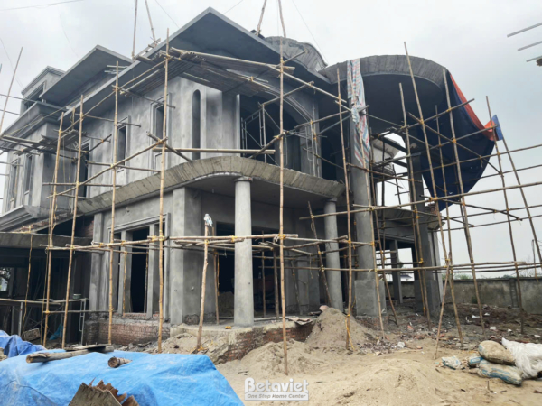 Tiến độ thi công biệt thự 3 tầng mái Nhật – TC2008277