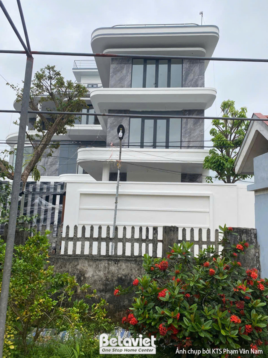 Thi công biệt thự hiện đại TC9188719, giai đoạn thi công phần thô – mặt ngoài công trình (4)