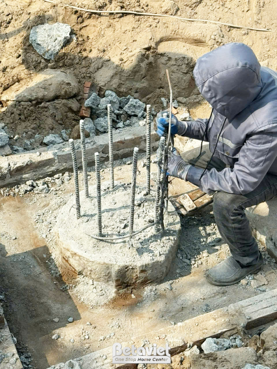 Thi công biệt thự 3 tầng hiện đại TC24024, giai đoạn thi công phần thô – kết cấu phần thô (5)