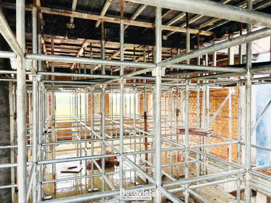 Thi công biệt thự 3 tầng hiện đại TC24024, giai đoạn thi công phần thô – kết cấu phần thô (9)