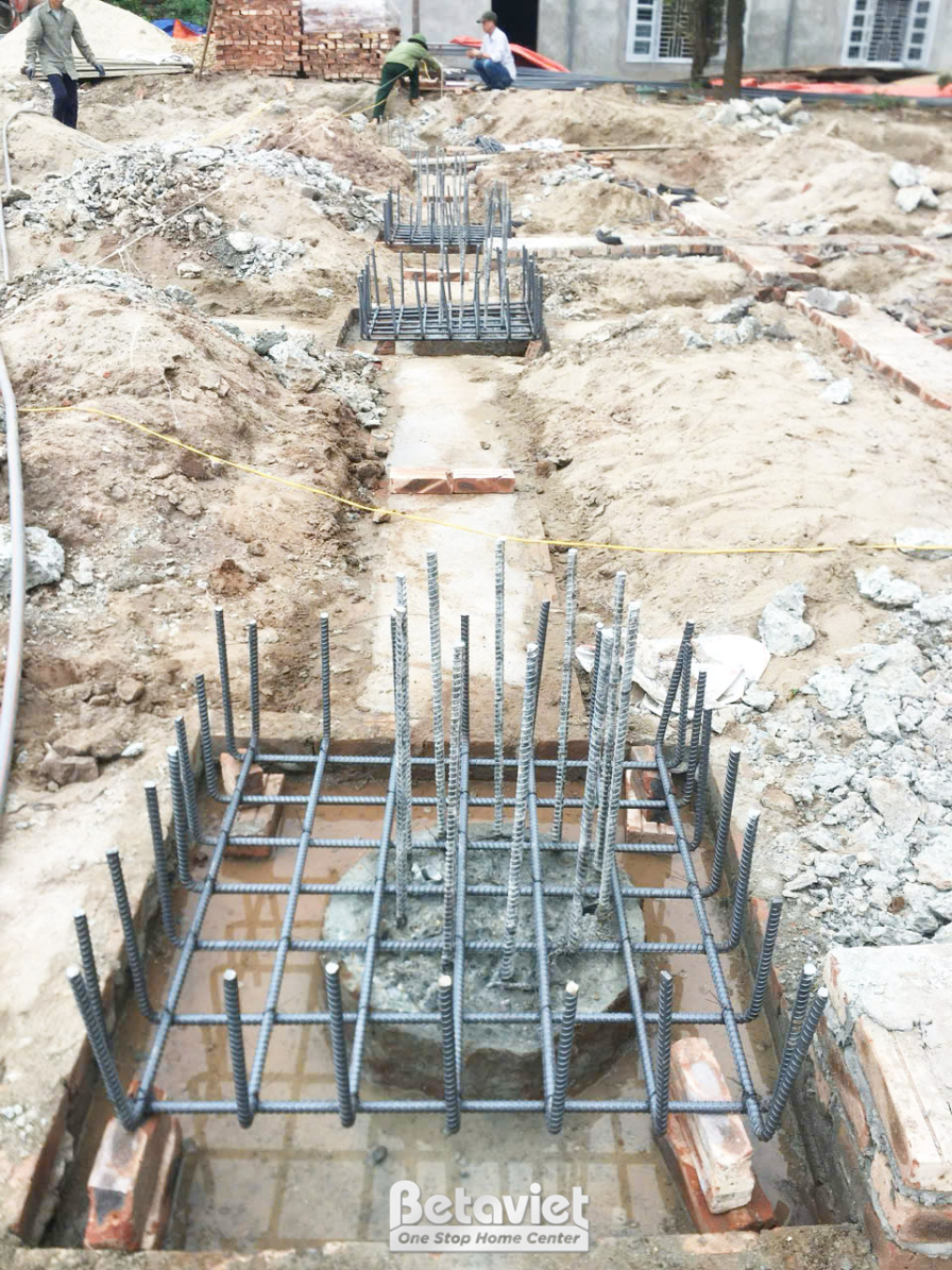Thi công biệt thự 3 tầng hiện đại TC24024, giai đoạn thi công phần thô – kết cấu phần thô (3)