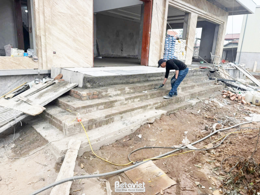 Thi công biệt thự 3 tầng hiện đại TC24024, giai đoạn thi công phần thô – ảnh thi công thực tế (6)
