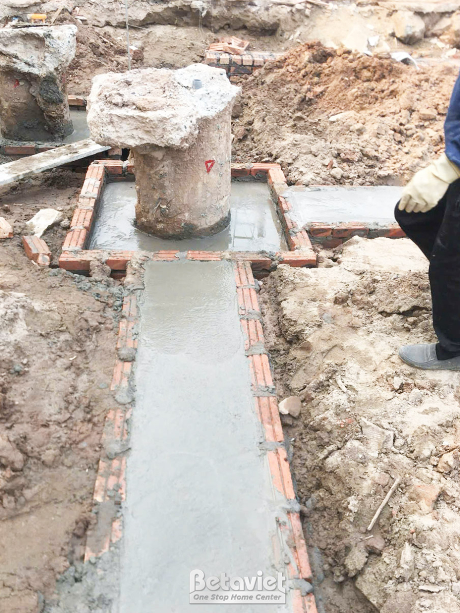 Thi công biệt thự 3 tầng hiện đại TC24024, giai đoạn thi công phần thô – kết cấu phần thô (4)
