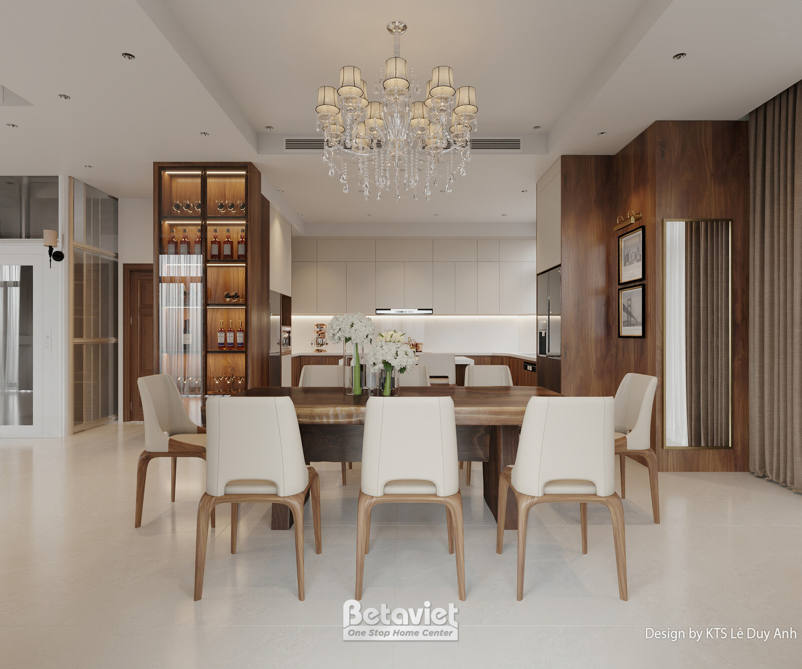 Nội thất phòng khách biệt thự hiện đại NT8191275 – góc nhìn 7