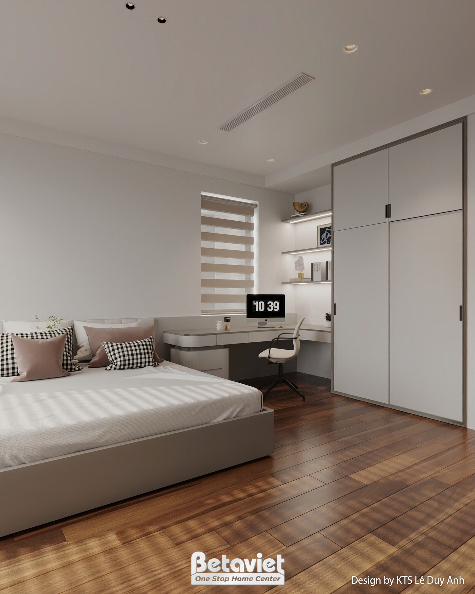 Nội thất phòng ngủ trẻ em biệt thự hiện đại NT8191275 – góc nhìn 6