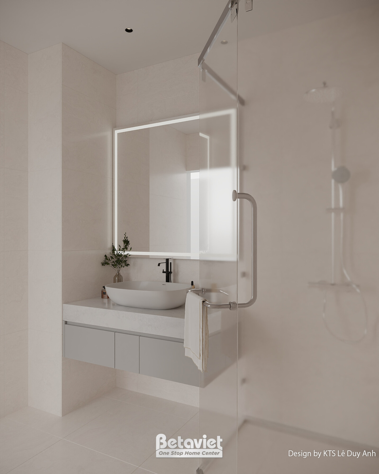 Nội thất phòng tắm biệt thự hiện đại NT8191275 – góc nhìn 5