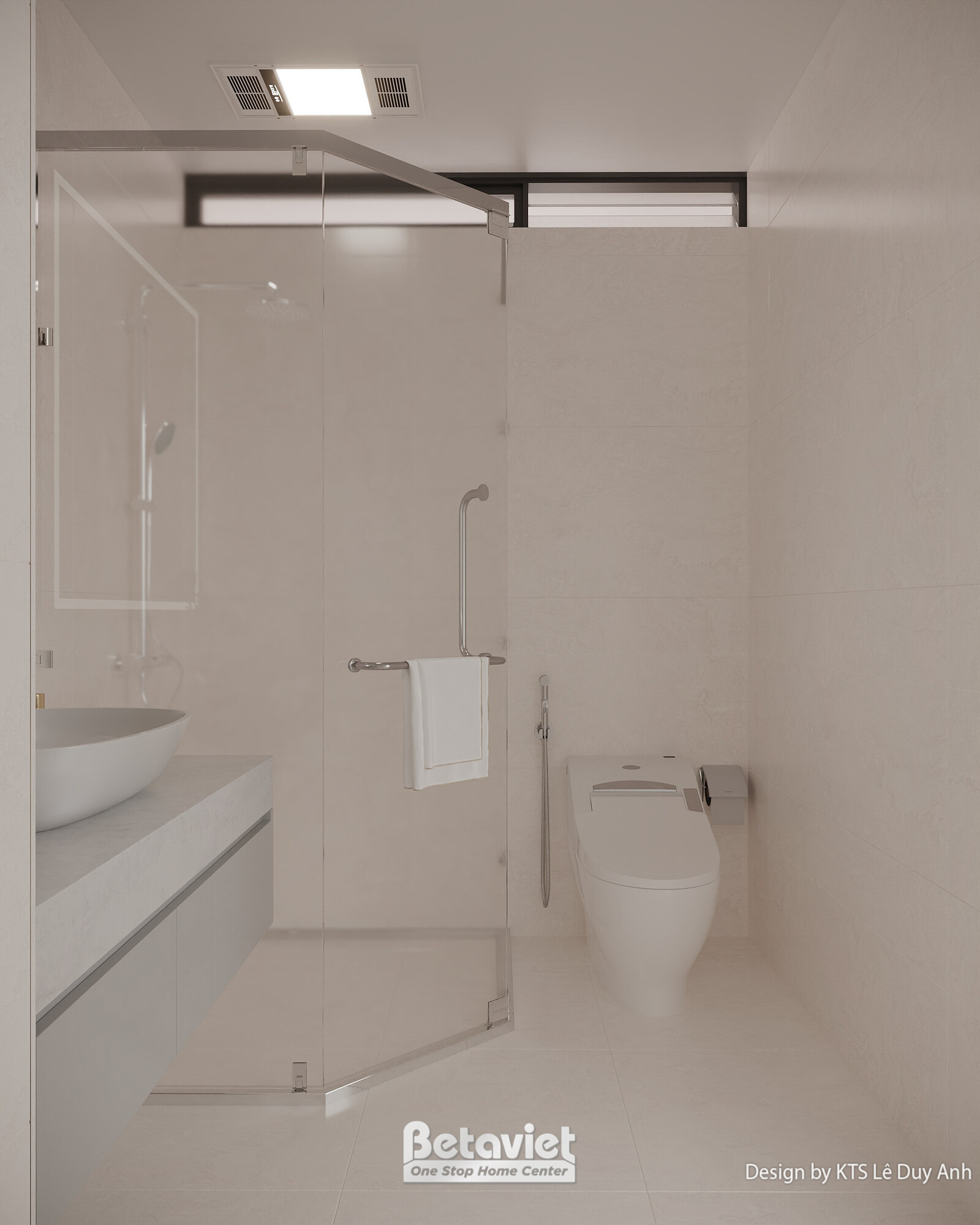 Nội thất phòng tắm biệt thự hiện đại NT8191275 – góc nhìn 10
