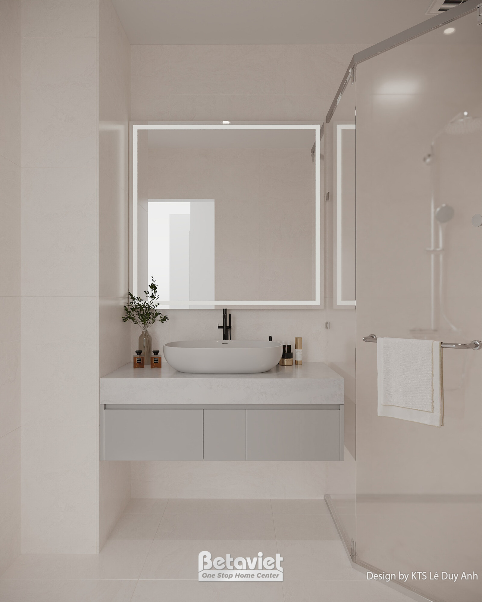 Nội thất phòng tắm biệt thự hiện đại NT8191275 – góc nhìn 11