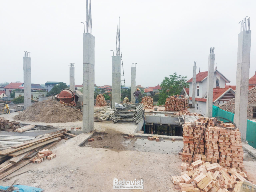 Thi công biệt thự tân cổ điển TC2001994, giai đoạn thi công phần thô – kết cấu phần thô (5)