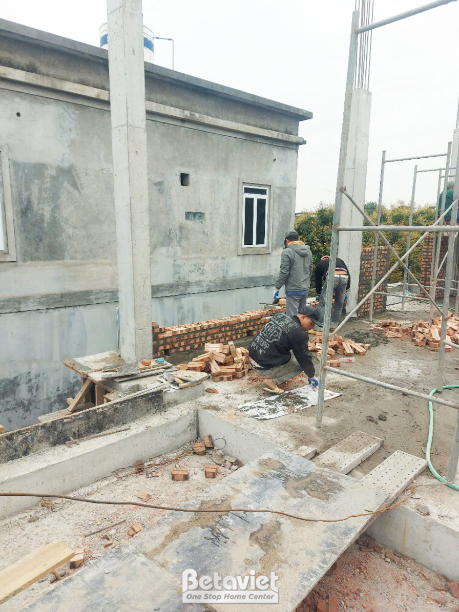 Thi công biệt thự tân cổ điển TC2001994, giai đoạn thi công phần thô – kết cấu phần thô (13)