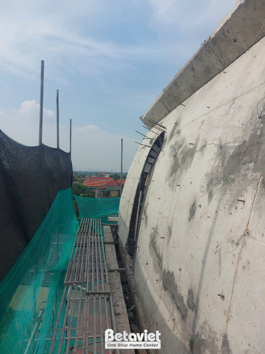 Thi công biệt thự tân cổ điển TC2001994, giai đoạn thi công phần thô – kết cấu phần thô