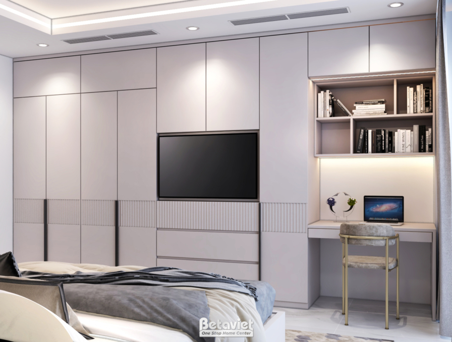 Nội thất phòng ngủ biệt thự hiện đại NT2008351 – góc nhìn 3