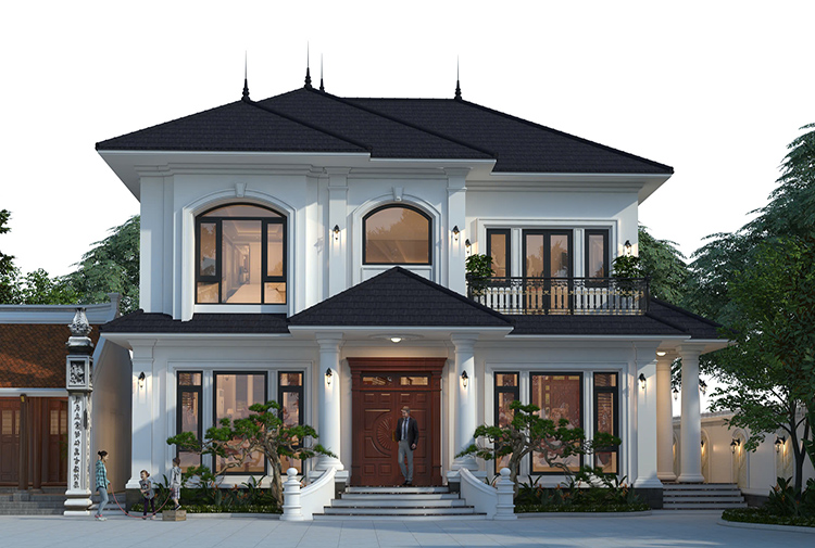Biệt thự 2 tầng tân cổ điển 287m² Nam Định KT2003715 — Betaviet