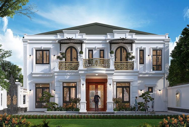 Biệt thự tân cổ điển 2 tầng tại Hải Phòng KT2007438