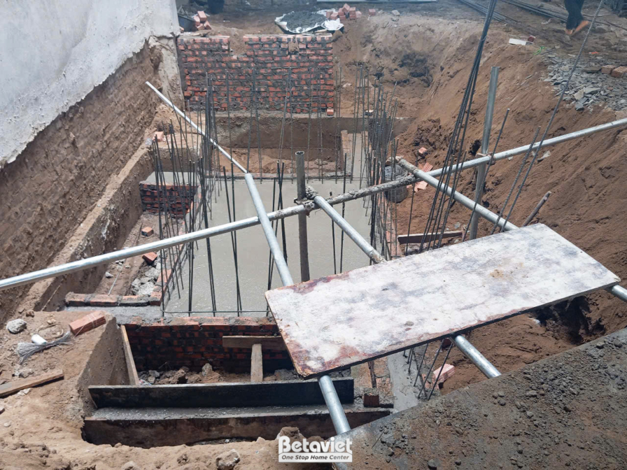 Thi công biệt thự TC25705, giai đoạn thi công phần thô – kết cấu phần thô (13)