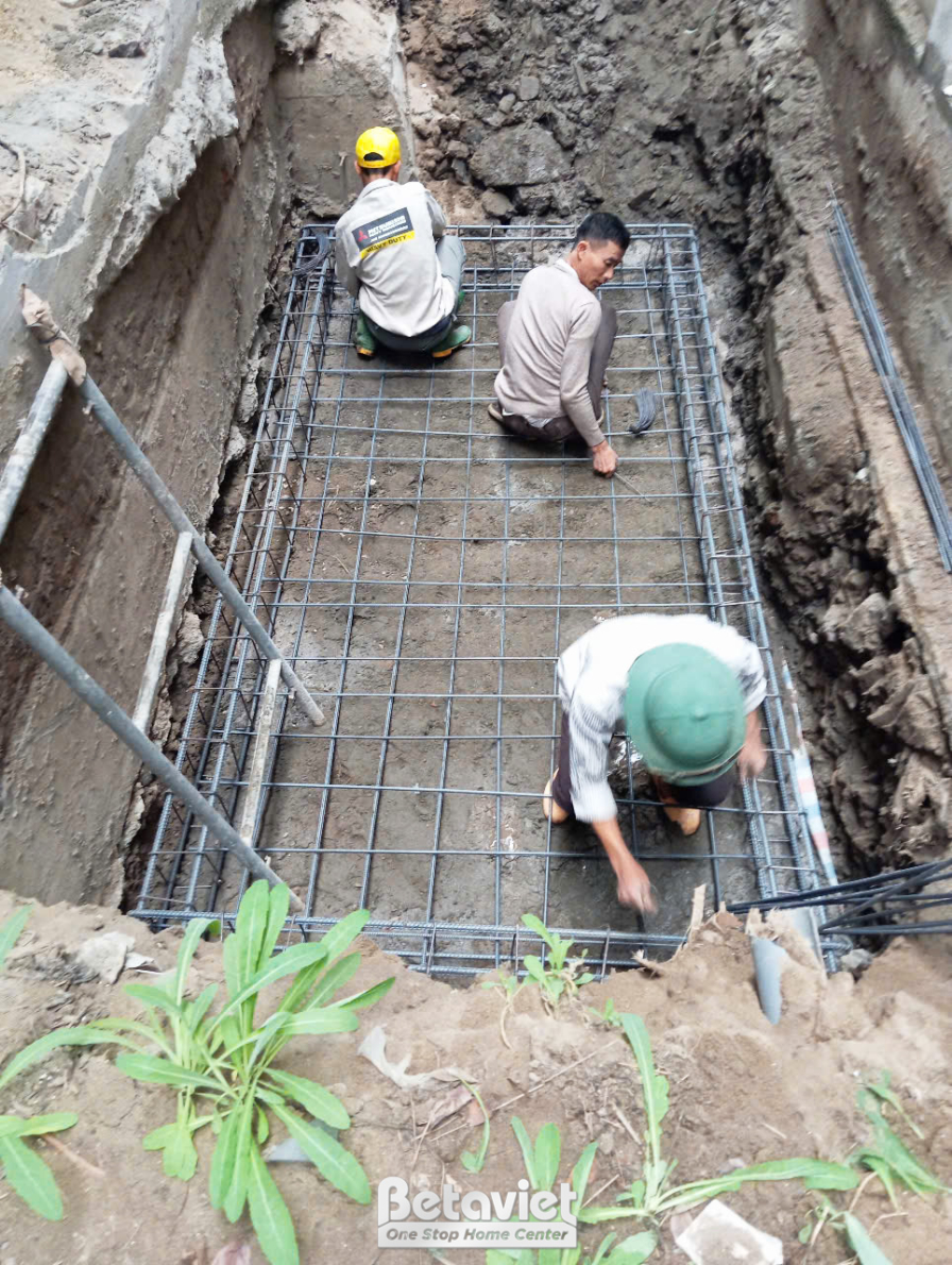 Thi công biệt thự TC25705, giai đoạn thi công phần thô – kết cấu phần thô (9)