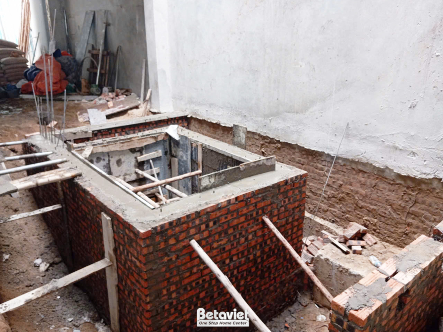 Thi công biệt thự TC25705, giai đoạn thi công phần thô – kết cấu phần thô (7)