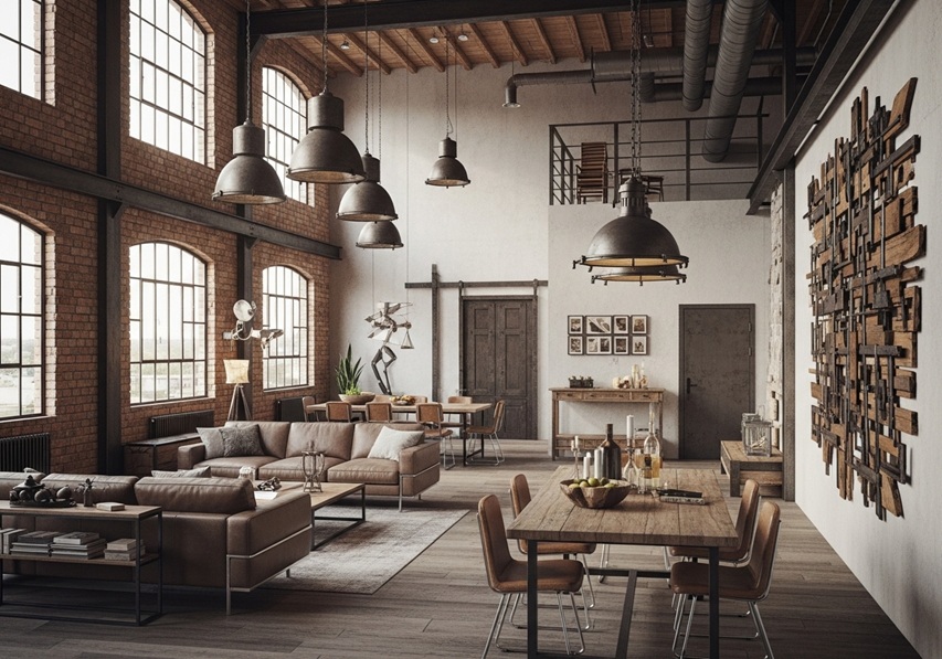 Tổng Hợp Những Mẫu Nội Thất Phong Cách Industrial Độc Đáo Và Mới Lạ