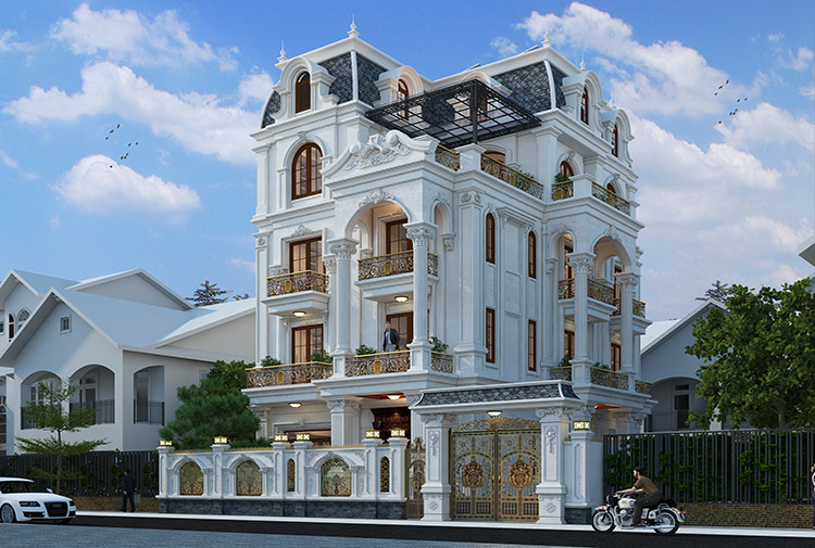 Biệt thự tân cổ điển 5 tầng mái Mansard tại Hà Nội 629m² — KT5501471 Betaviet