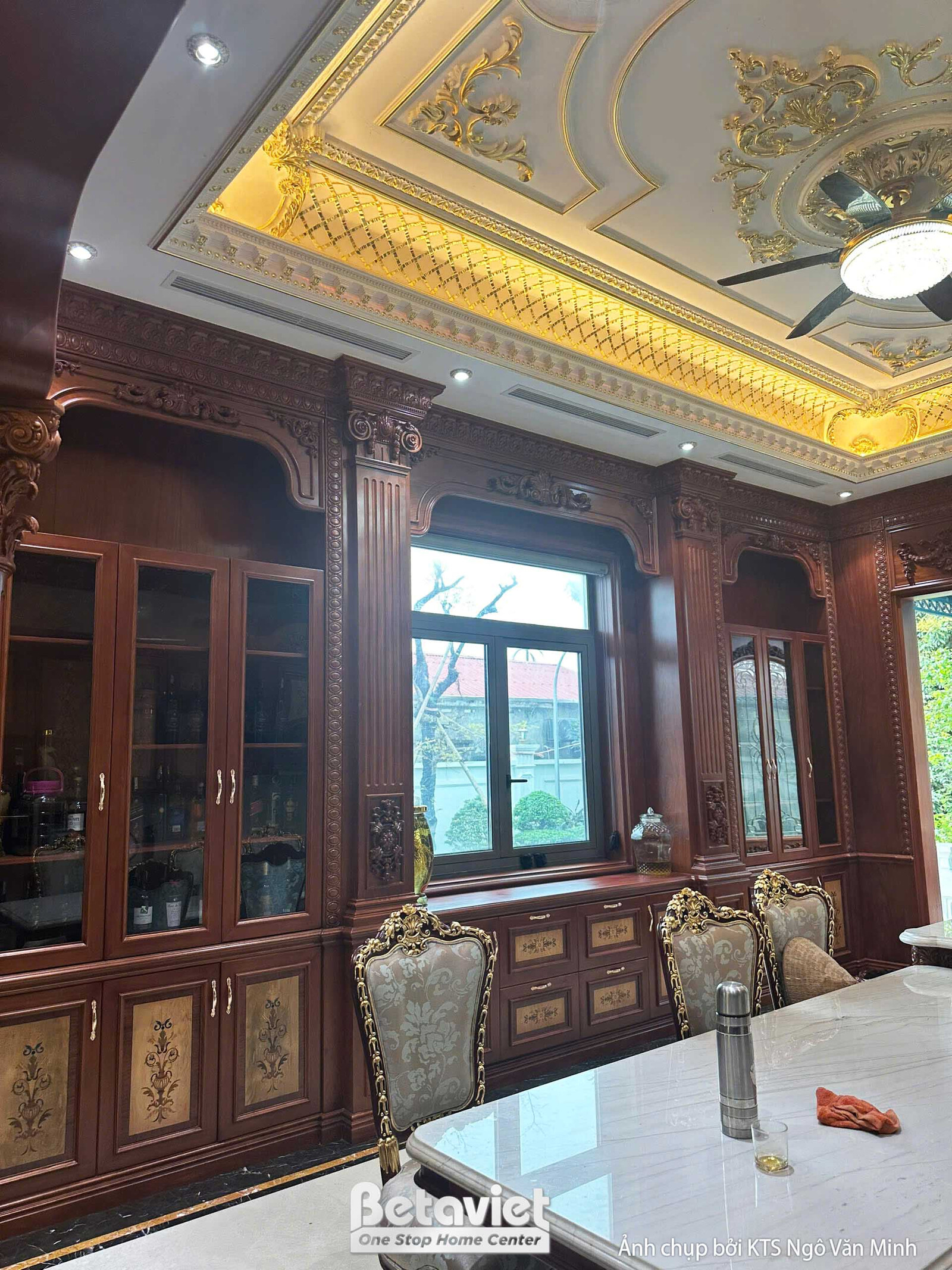 Thi công biệt thự 2 tầng tân cổ điển TC25811, giai đoạn hoàn thành – chi tiết hoàn thiện (2)