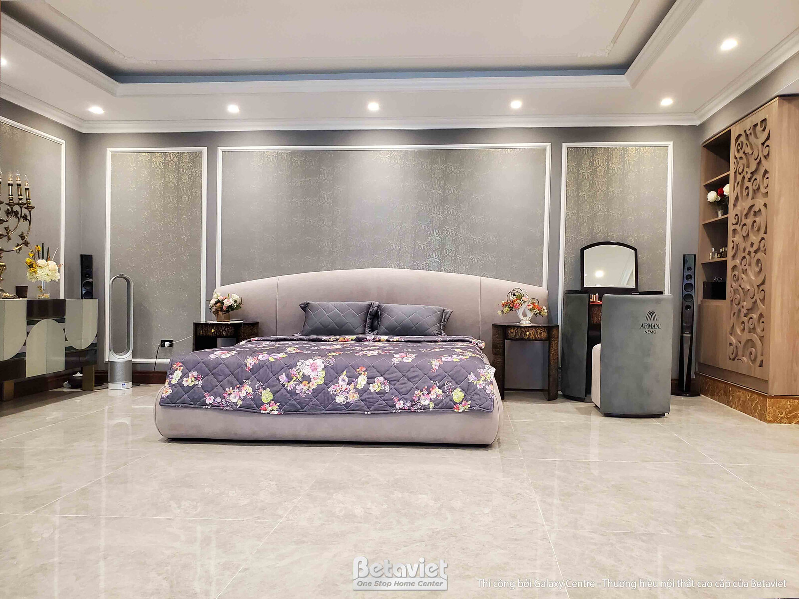 Thi công biệt thự TC25918, giai đoạn hoàn thành – phòng ngủ