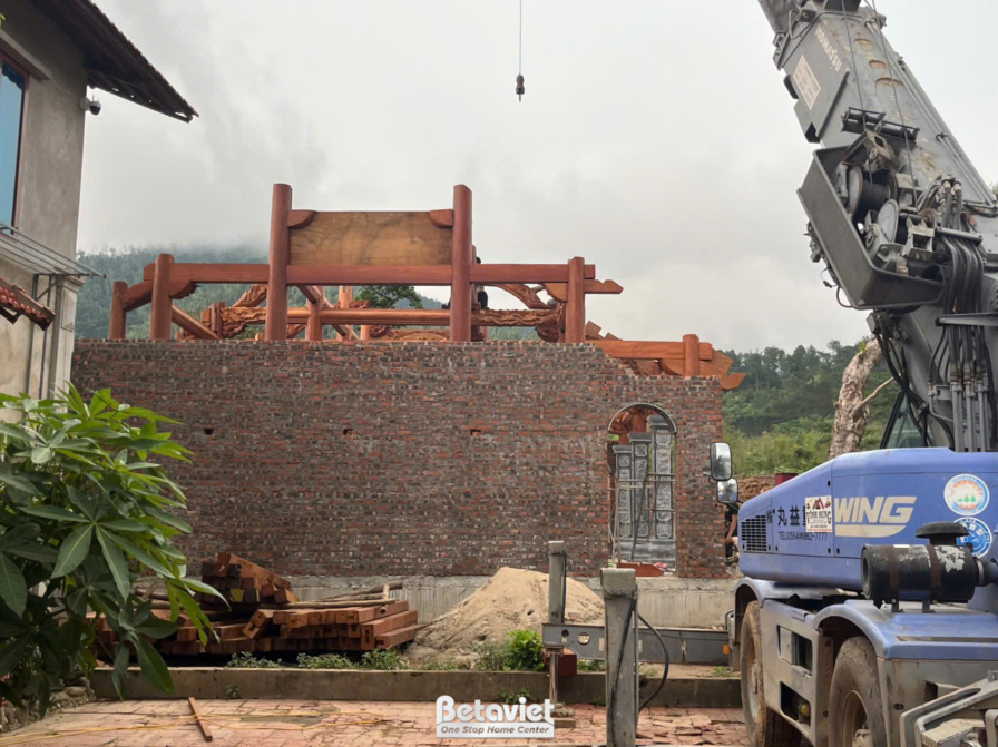 Thi công biệt thự TC2009337, giai đoạn thi công phần thô – kết cấu phần thô