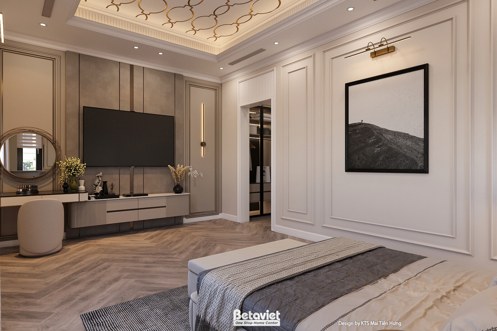 Nội thất phòng ngủ biệt thự hiện đại luxury NT5021106 – góc nhìn 17