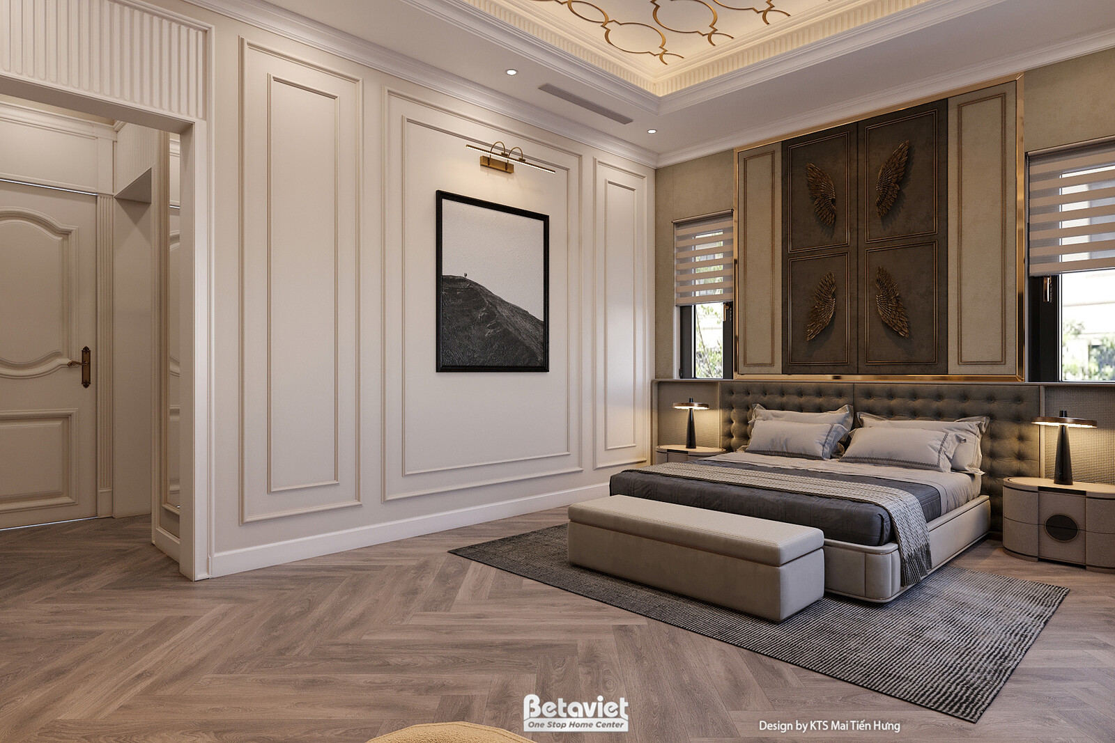 Nội thất phòng ngủ biệt thự hiện đại luxury NT5021106 – góc nhìn 16