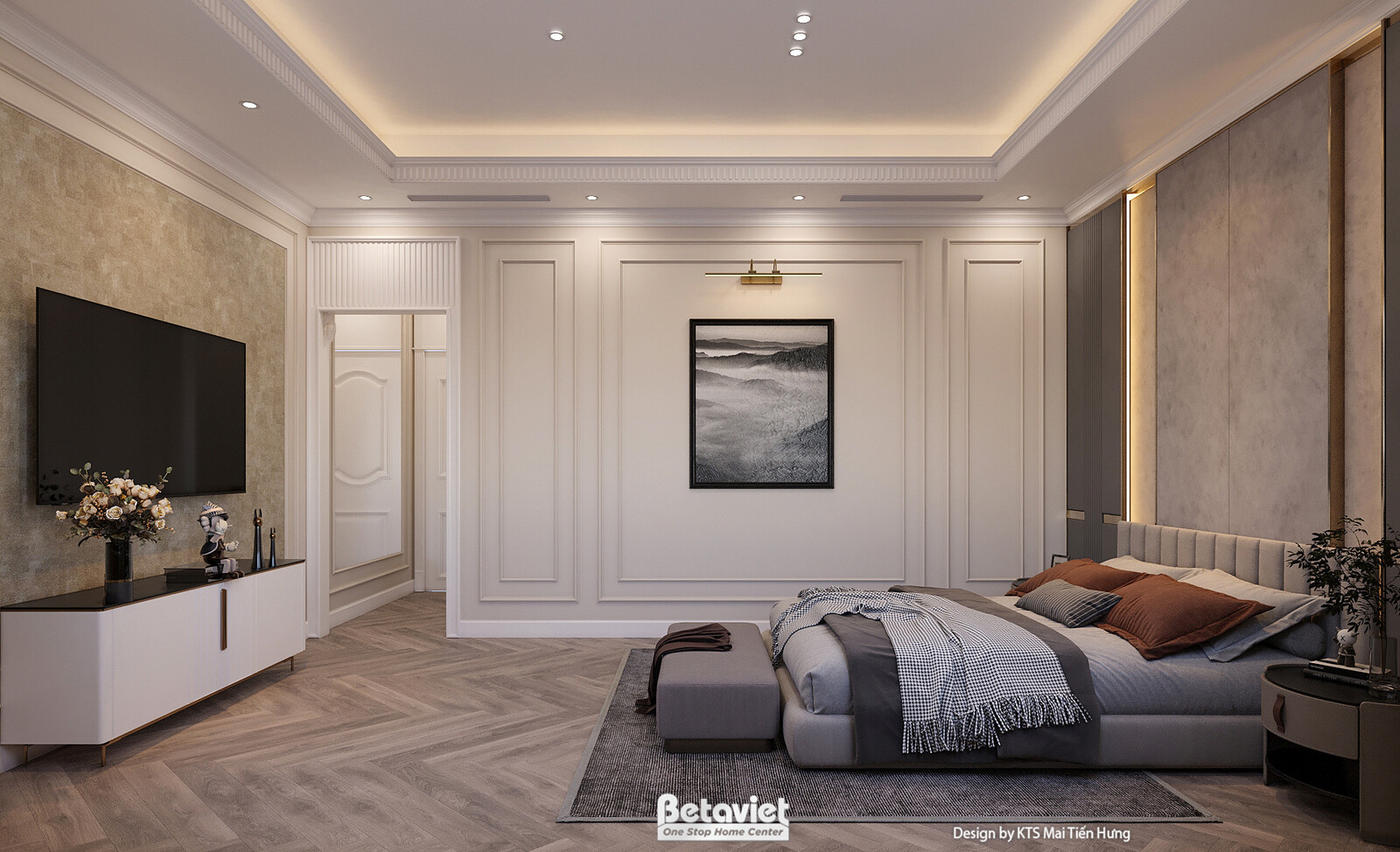 Nội thất phòng ngủ biệt thự hiện đại luxury NT5021106 – góc nhìn 15