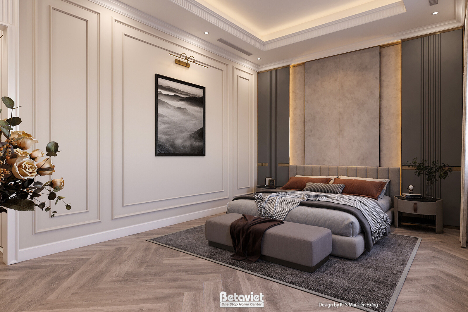Nội thất phòng ngủ biệt thự hiện đại luxury NT5021106 – góc nhìn 12