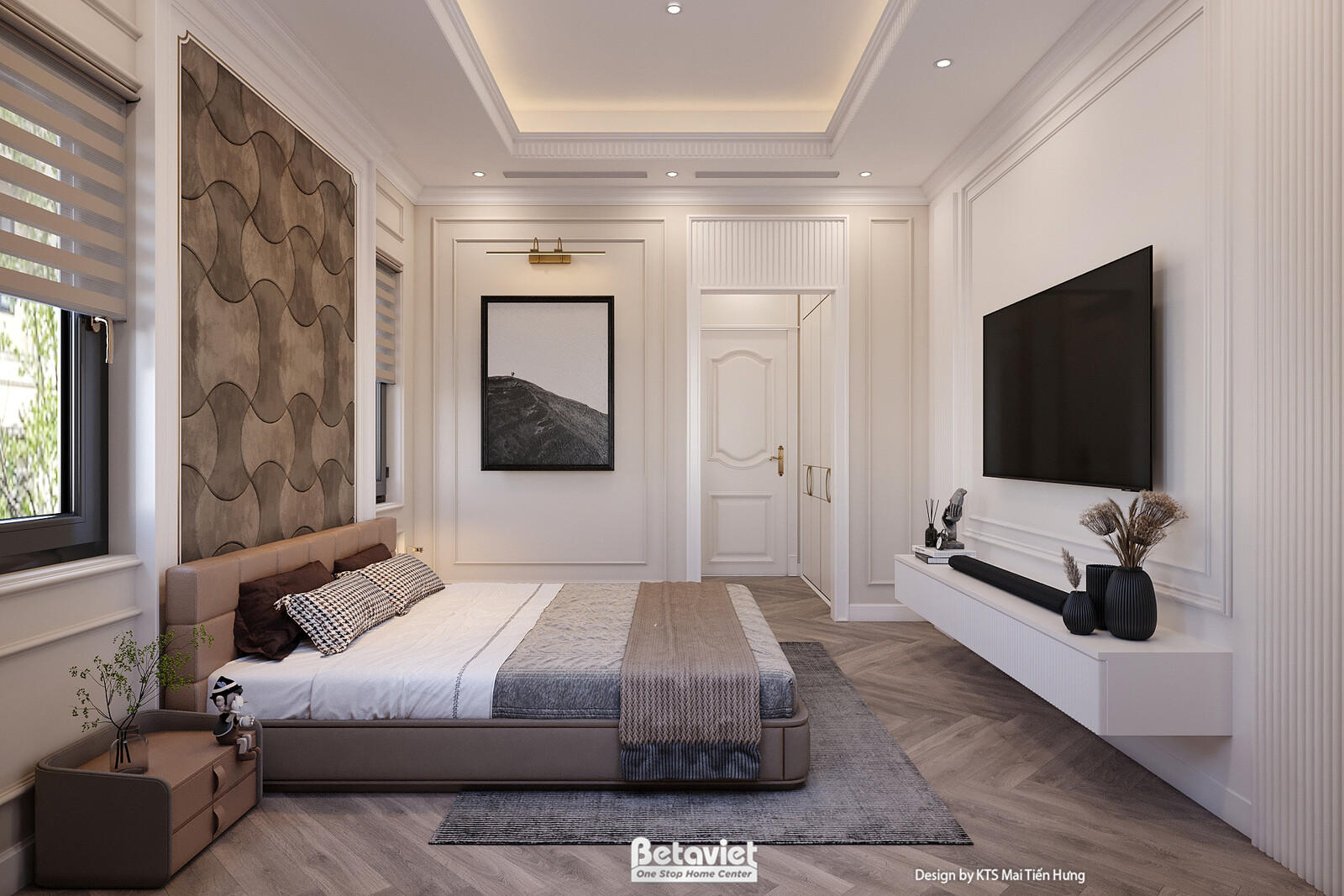 Nội thất phòng ngủ biệt thự hiện đại luxury NT5021106 – góc nhìn 11