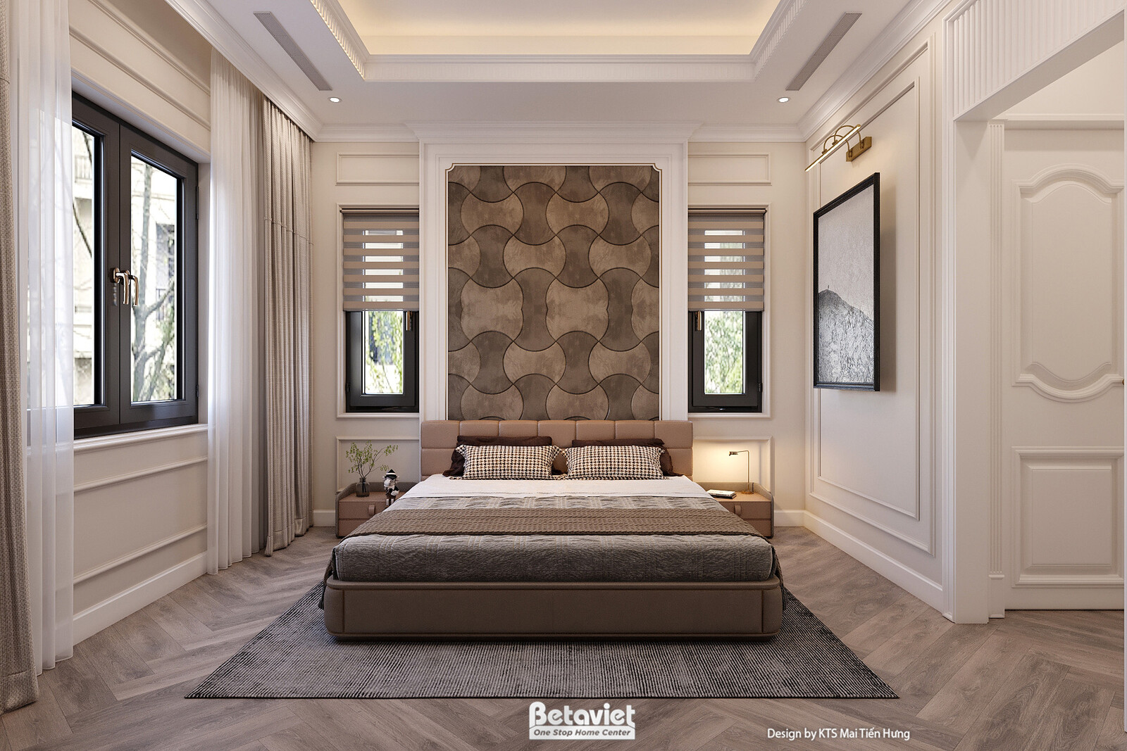 Nội thất phòng ngủ biệt thự hiện đại luxury NT5021106 – góc nhìn 5