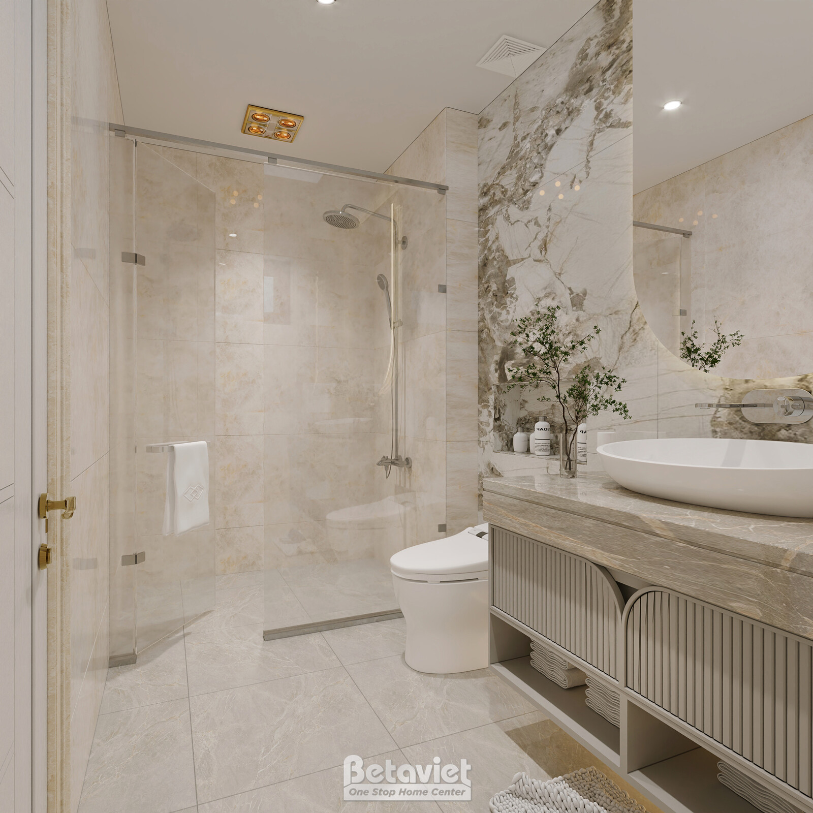 Nội thất phòng tắm biệt thự hiện đại luxury KT8002312 – góc nhìn 9