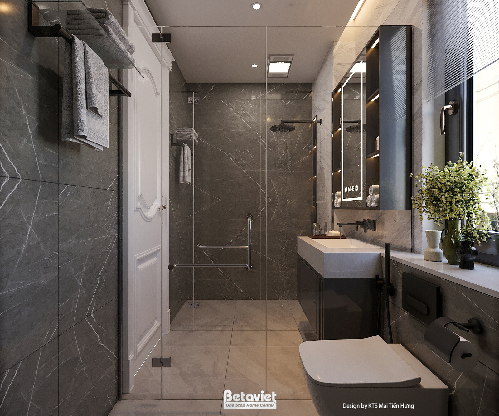 Nội thất phòng tắm biệt thự hiện đại luxury NT5021106 – góc nhìn 18