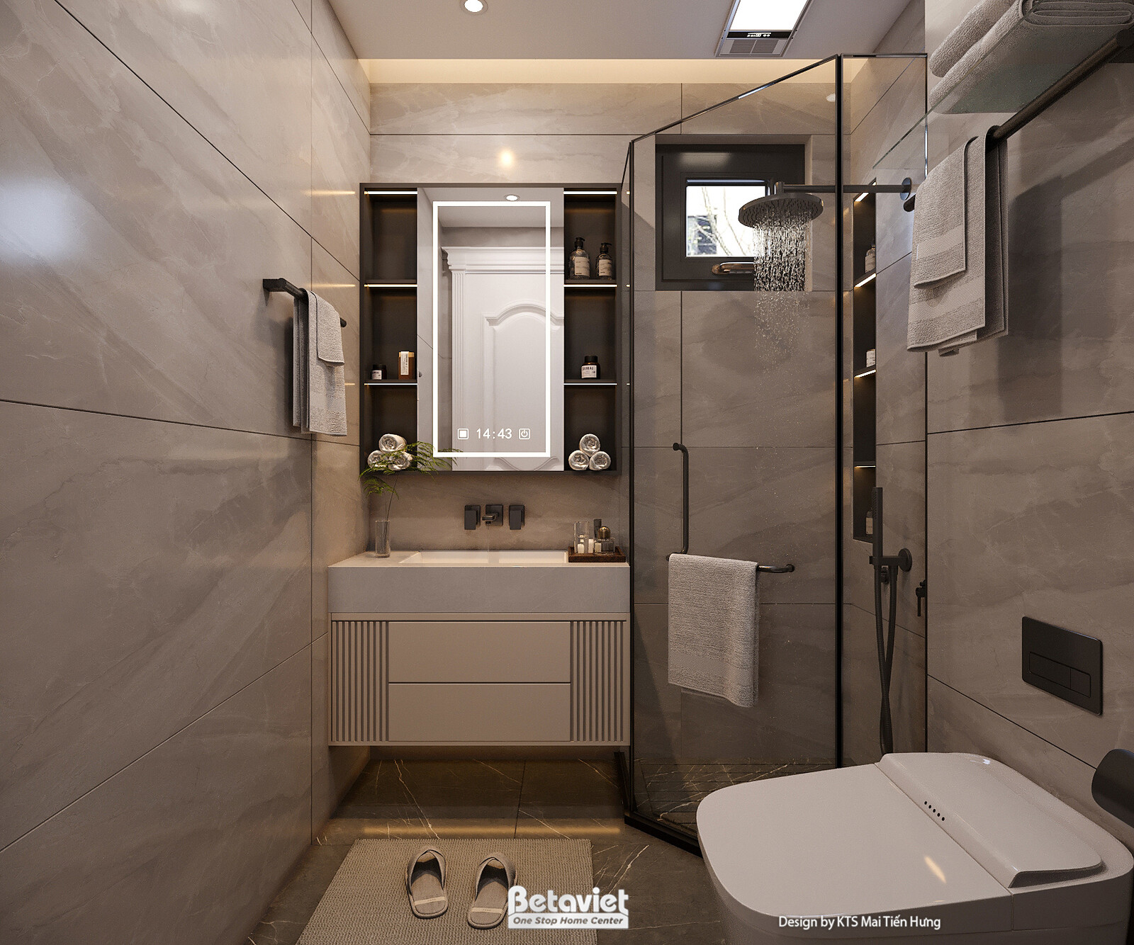 Nội thất phòng tắm biệt thự hiện đại luxury NT5021106 – góc nhìn 11