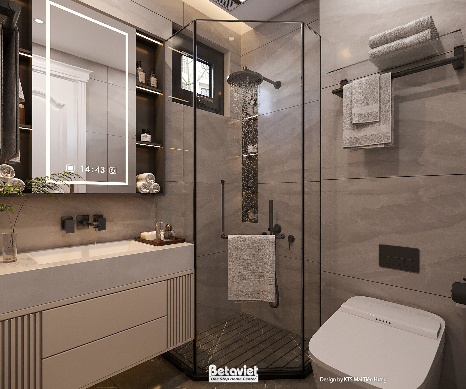 Nội thất phòng tắm biệt thự hiện đại luxury NT5021106 – góc nhìn 9
