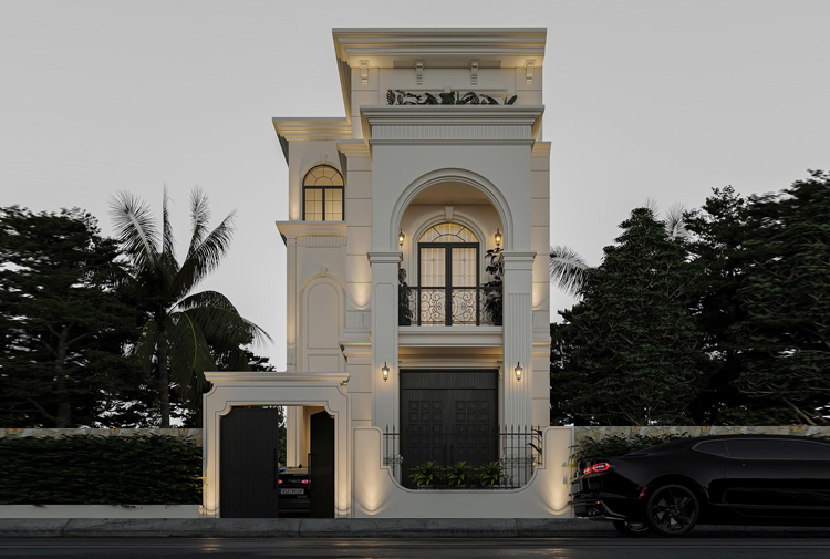 Biệt thự kiểu Pháp tại Phú Thọ 480m² — KT25856 Betaviet