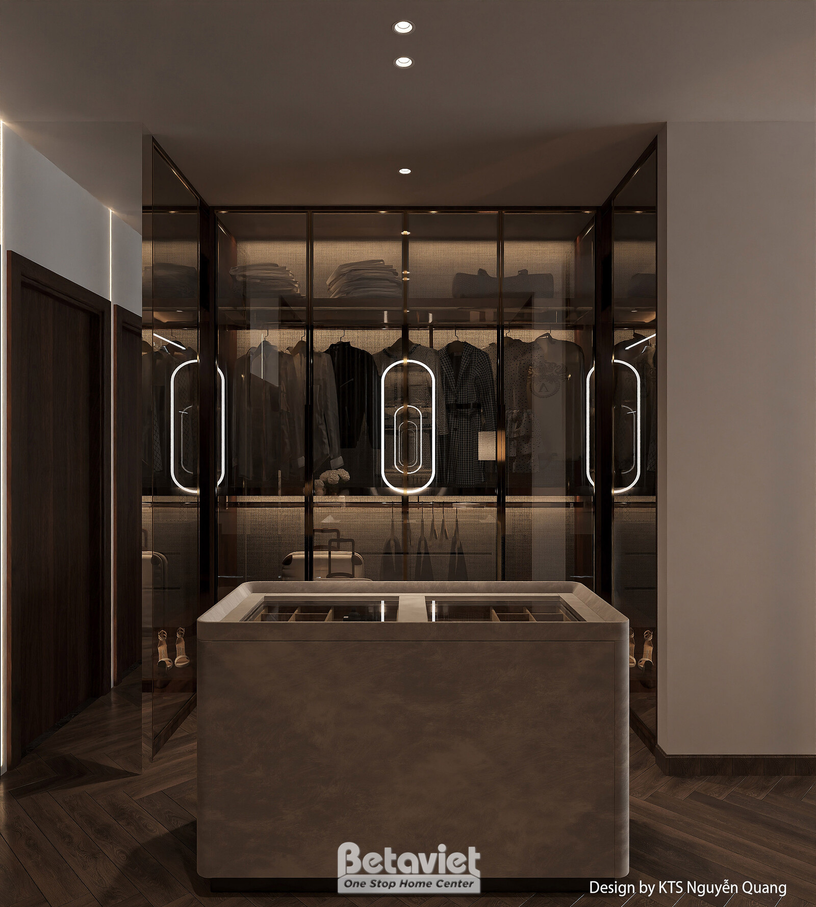 Nội thất phòng ngủ biệt thự hiện đại luxury NT25853 – góc nhìn 14