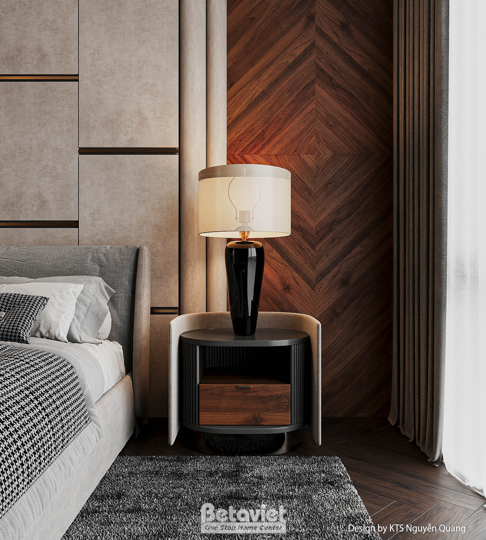 Nội thất phòng ngủ biệt thự hiện đại luxury NT25853 – góc nhìn 19