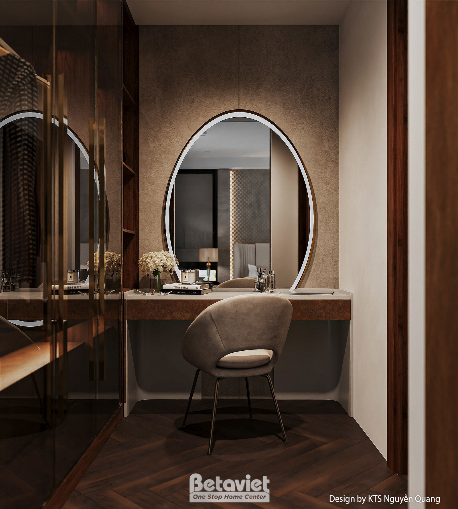 Nội thất phòng ngủ biệt thự hiện đại luxury NT25853 – góc nhìn 20