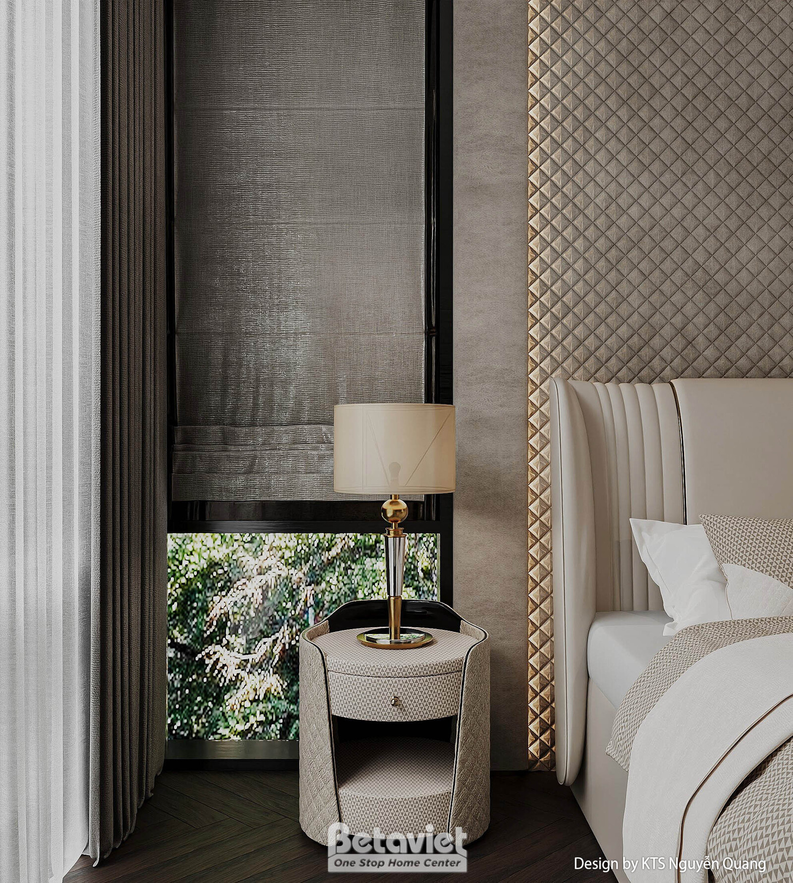 Nội thất phòng ngủ biệt thự hiện đại luxury NT25853 – góc nhìn 21